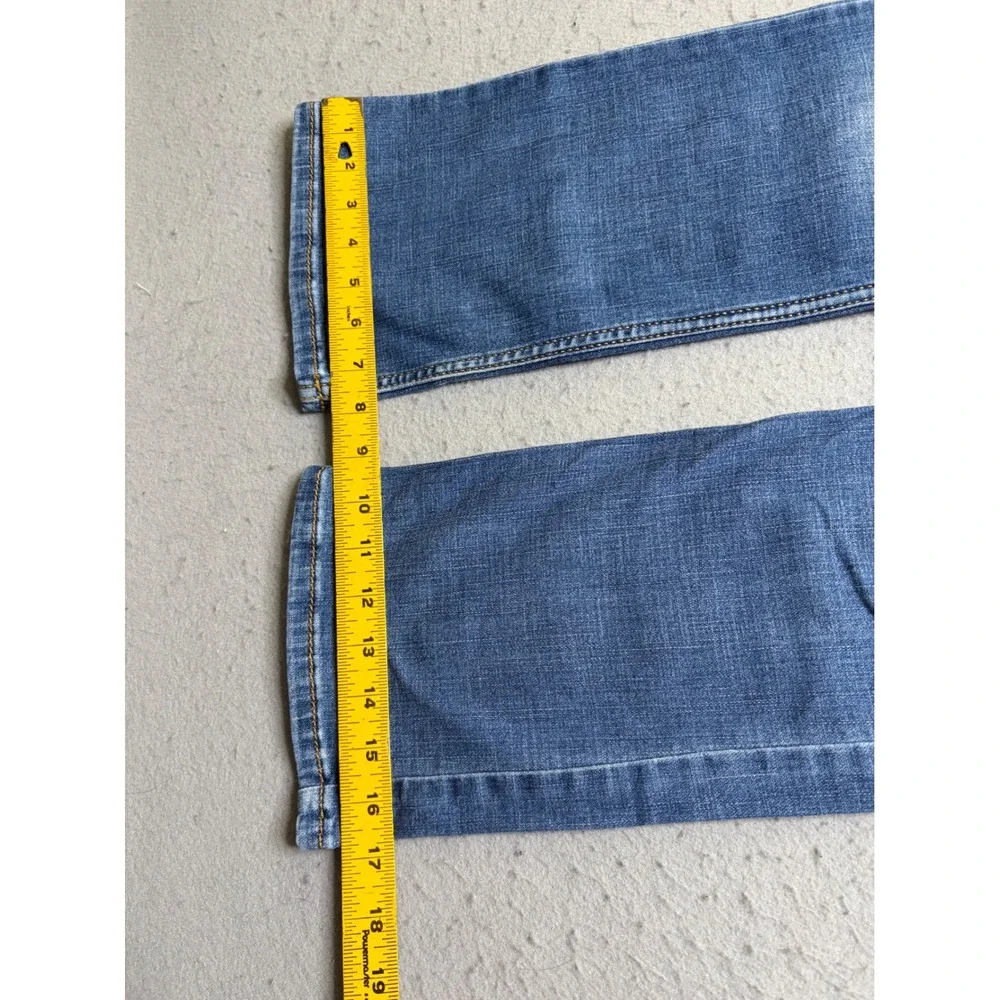 Wrangler Jeans Girls Size 14 Regular Blue Bootcut Adjustable Waist Stretch Denim